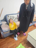 皮爾卡丹（pierre cardin）高端米灰色雙面羊絨大衣女中長(zhǎng)款2025冬季新款西裝領(lǐng)寬松毛呢外套 米灰色 S 曬單實(shí)拍圖