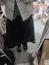金日滿(mǎn)大擺長(cháng)裙半身裙女中長(cháng)款傘裙高腰a字穿搭垂感梨形西裝身材春秋季 黑色 常規 L 曬單實(shí)拍圖