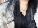 朝遇S925純銀項鏈女白貝母小蠻腰項鏈鋯石流蘇吊墜高級優(yōu)雅鎖骨鏈配飾 小蠻腰純銀項鏈 品質(zhì)禮盒+檢測證書(shū) 曬單實(shí)拍圖