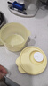 特百惠（Tupperware）微波460ml可加熱水晶湯碗水果碗 學(xué)生上班族便攜飯盒單個(gè)裝奶黃色 曬單實(shí)拍圖