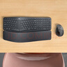 羅技（Logitech）K860無(wú)線(xiàn)藍牙鍵盤(pán) 人體工學(xué)鍵盤(pán)分體式 筆記本電腦辦公鍵盤(pán)Mac 帶手托電池款家用多設備 全尺寸 人體工學(xué)鍵鼠套裝K860+Lift（中小手） 曬單實(shí)拍圖