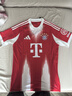 阿迪達斯 （adidas）男 足球系列 FCB H JSY 拜仁慕尼黑球迷版主場(chǎng)短袖JJ2137亮粉紅M 曬單實(shí)拍圖