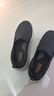 斯凱奇（Skechers）秋季男鞋一腳蹬健步鞋休閑運動(dòng)鞋緩震懶人鞋軟底耐磨網(wǎng)面鞋 黑色/BLK 39.5 曬單實(shí)拍圖