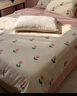 南極人牛奶絨四件套 法蘭絨床上四件套加絨床單被套200*230cm 曬單實(shí)拍圖