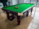 健倫臺球桌標準型 包安裝 成人家用桌球臺中式黑八標準型九球臺球案 曬單實(shí)拍圖