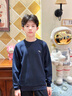 安踏童裝男童秋季套裝兒童衣服秋季新款衛衣長(cháng)褲兩件套校園運動(dòng)套裝 【小LOGO】深夜藍5701-4 160 cm 曬單實(shí)拍圖