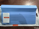 佳禾密度海綿臥床老人病人翻身墊癱瘓三角枕R型護理墊家用側身體位墊 藍色加厚面料+高彈海綿-小號翻身墊50*25*15 曬單實(shí)拍圖
