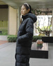 李寧火鍋羽絨服丨擋風(fēng)防潑水女子冬季顯瘦簡約連帽長外套AYMU502 曬單實拍圖