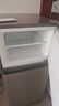 海爾（Haier）冰箱小型二門辦公室迷你小冰箱節(jié)能直冷家用租房家電冷藏冷凍超薄雙開門省電小型冰箱 118升、360°立體制冷、低溫補償 曬單實拍圖