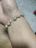 中國黃金China Gold黃金手鏈女足金轉運珠手串七夕情人節禮物送女友老婆媽媽生日 [14顆金珠]足金小蠻腰和田玉手串 曬單實(shí)拍圖