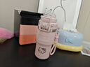 歐克特派吸管保溫杯女生高顏值水杯大容量學(xué)生茶水分離2025不銹鋼喝水杯子 【帶濾網(wǎng)+雙飲】粉色440ML(贈小貓3件套+鑰匙扣) 曬單實(shí)拍圖