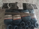三利羊絨圍巾毛線(xiàn)手工材料包diy中粗毛線(xiàn)團送男女朋友自織diy送女朋友 霧霾藍 【6團裝】送【禮盒+禮袋+皮標+工具+新手教程】 曬單實(shí)拍圖