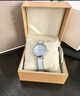 金米歐（KIMIO）手表女學(xué)生時(shí)尚簡(jiǎn)約氣質(zhì)女士品牌初中高中生女款石英星空腕表禮物 藍色銀框 曬單實(shí)拍圖