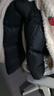 高梵黑金鵝絨服黑珍珠女王5.0八格加厚2025新款女士羽絨服 黑色 M 曬單實(shí)拍圖