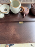 唐速黑檀木茶盤(pán)家用茶托整塊天然實(shí)木茶臺排水茶海功夫茶具茶道用品臨江碧70X35X4.5CM 曬單實(shí)拍圖