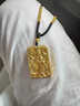 含春花心經(jīng)御龍觀(guān)音吊墜男999足金包銀古法觀(guān)音牌項鏈送男女朋友禮物 御龍觀(guān)音吊墜 約30克 45*30mm 曬單實(shí)拍圖