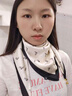 啄木鳥(niǎo)護頸方巾絲巾女2025新款磁吸扣小圍巾春天媽媽系脖圍脖三角巾禮盒 疊馬-白色 曬單實(shí)拍圖