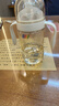 bebebus鉆光奶瓶6-10個(gè)月300ml寶寶ppsu偏心仿母乳防脹氣防嗆重力球奶瓶 曬單實(shí)拍圖