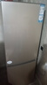 海爾（Haier）冰箱雙開(kāi)門小型家用冰箱風(fēng)冷無(wú)霜一新等級(jí)能效冰箱1.5米高直冷小冰箱租房超薄電冰箱以舊換新補(bǔ)貼 177升級(jí)版雙門冰箱 兩天約一度電 曬單實(shí)拍圖