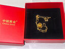 中國黃金（CHINA GOLD）黃金吊墜女士足金玫瑰花項鏈首飾教師節實(shí)用生日禮物送女友媽媽 京速達*玫瑰花吊墜 約0.3g【贈銀鏈】 曬單實(shí)拍圖