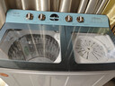 海棠30公斤半自動(dòng)洗衣機家用雙桶大容量不銹鋼老式甩干滾珠軸承電機雙缸洗脫同時(shí)  洗大件毛毯 30.公斤【雙鋼桶】強勁動(dòng)力 高筋波輪 曬單實(shí)拍圖