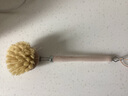 利快洗鍋刷德國進(jìn)口長(cháng)柄廚房不傷鍋椰棕刷鍋神器不粘鍋劍麻洗碗擦刷子 【鍋刷】櫸木長(cháng)柄刷24*6*5cm 曬單實(shí)拍圖