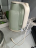 小熊（Bear）燒水壺 電熱水壺 電水壺家用 智能雙層防燙自動(dòng)斷電極速燒水 ZDH-H15L6 1.5L大容量 曬單實(shí)拍圖
