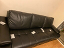 顧家家居（KUKA）勞倫斯電動沙發(fā)床頭層牛皮沙發(fā)客廳6330魅影黑三人位三電動2.9m 曬單實(shí)拍圖