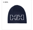 HELLY HANSEN, H/H【王一博同款】海麗漢森h(huán)h25秋冬柔軟舒適保暖HH logo提花針織帽 藏青色 均碼 曬單實(shí)拍圖