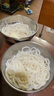 京東京造304不銹鋼盆篩五件套 洗菜盆調(diào)料和面盆腌肉盆米篩洗菜瀝水籃 曬單實(shí)拍圖