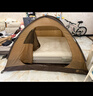 牧高笛（MOBIGARDEN）  冷山帳篷  戶(hù)外徒步露營(yíng)防風(fēng)防雨大空間雙層三季鋁桿帳篷 四人/暖沙色 曬單實(shí)拍圖