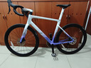 喜德盛公路自行車(chē)RS7超輕碳纖維車(chē)架輪組盤(pán)爪功率計105變速 丁香紫（105機械版） L 曬單實(shí)拍圖