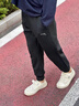安踏兒童褲子男女大小童2025秋季寬松舒適針織運動長褲A72537702 曬單實拍圖