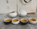 南山先生 得閑側把壺茶盤(pán)套裝家用防燙陶瓷茶壺功夫茶具泡茶器輕奢送禮 曬單實(shí)拍圖