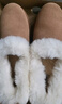 UGG【雙11搶先購】秋季新款女士厚底懶人毛毛鞋 1166733CHE|栗色37 曬單實(shí)拍圖