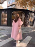 蕓蕁外套女2025新款環(huán)保皮草秋冬仿水貂長(cháng)款加厚領(lǐng)仿皮毛一體西服毛毛 粉色 S 100斤以下 曬單實(shí)拍圖