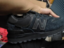 NEW BALANCE NB官方25新款男鞋女鞋復古百搭舒適低幫厚底休閑鞋574LG系列 黑色 U574LGMT 41.5 (腳長(cháng)26cm) 曬單實(shí)拍圖