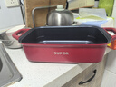蘇泊爾（SUPOR）電蒸鍋 電煮鍋 電火鍋 家用多功能烤魚(yú)烤肉鍋 多用途分體不粘料理鍋 蒸煮燉涮電熱鍋H3423FK863A 曬單實(shí)拍圖