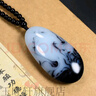 資微黛保價(jià)胖東來(lái)品質(zhì)和田玉手把件新疆男士煙青花玉籽料玉石把玩件黑白 曬單實(shí)拍圖