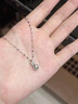 傾愛(ài)999足銀吊墜女小福袋掛墜轉運項鏈中式鎖骨鏈ins風(fēng)生日禮物送女友 曬單實(shí)拍圖