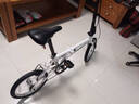 大行（DAHON）折疊自行車(chē)16英寸YUKI超輕迷你便攜男女式通勤單車(chē)KT610 白色  曬單實(shí)拍圖