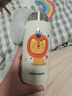 杯具熊（BEDDYBEAR）正品保溫杯兒童大容量316不銹鋼吸管杯學(xué)生直飲幼兒園水杯 復古獅子王-兩蓋600ml 曬單實(shí)拍圖