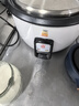 三角牌（Triangle）電飯鍋商用大容量10人以上電飯煲食堂飯店大型電飯煲商用老式煮飯鍋帶蒸籠LX80-125B 曬單實(shí)拍圖