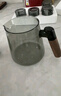 暮云側(cè)把茶壺加厚玻璃茶杯茶具套裝禮物泡茶壺耐高溫家用大容量 600ml單壺【煙灰款】 曬單實拍圖