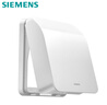 西門子（SIEMENS）開關插座防水盒 通用86型暗裝面板防濺盒 雅白色(可90°懸停) 曬單實拍圖