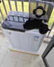 小鴨牌洗衣機半自動(dòng)雙桶雙缸家用大容量小型租房宿舍波輪脫水甩干兩用雙杠省電老式強動(dòng)力易操作以舊換新 8.5公斤【洗5.5+脫3.0｜強勁電機全國聯(lián)?！?曬單實(shí)拍圖