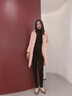 菲洛曼（FEILUOMAN）超薄羽絨服女中長(cháng)款輕薄保暖冬季2020新款修身顯瘦職業(yè)工裝外套 粉色【輕薄款】 XL 曬單實(shí)拍圖