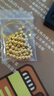 金玉白黃金轉(zhuǎn)運珠足金999小金珠子散珠金豆手工DIY配件純金首飾女手串 4mm光面金珠加厚十顆：1g 曬單實拍圖