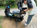 金箭電動摩托車王者510旗艦版72V37A長續(xù)航電摩正品石墨烯電池大功率外賣電摩車成人通勤兩輪電瓶車 王者510高配護(hù)杠尾箱版：星月灰 72V37Ah-續(xù)航150KM 曬單實(shí)拍圖