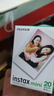 富士（FUJIFILM）  instax立拍立得相機 3英寸mini迷你相紙膠片膠卷 雙包+相冊+冰箱貼+收納盒+邊框貼【含20張白邊】 官方標配 曬單實(shí)拍圖